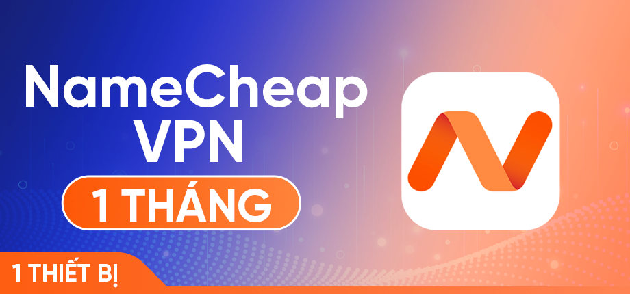 NameCheap VPN 1 tháng (1 thiết bị) - Tài khoản